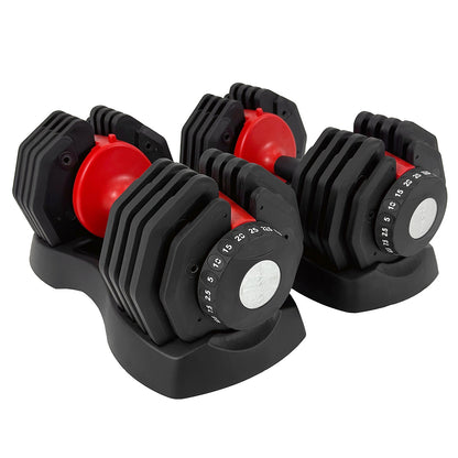 25kg Adjustable Dumbbells (Pair)