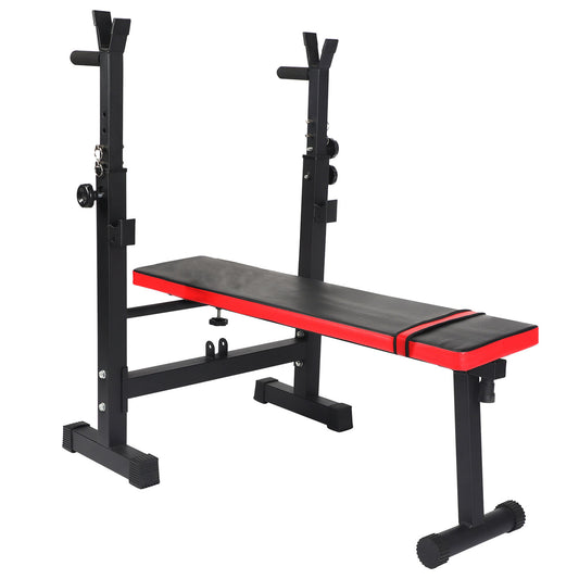 Adjustable Barbell Rack Weight Bench