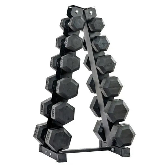 Dumbbell Set With Storage Stand for Complete Hex Dumbbells