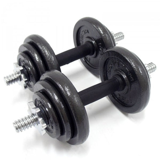 Adjustable Weight Set 20KG Chrome Dumbbells