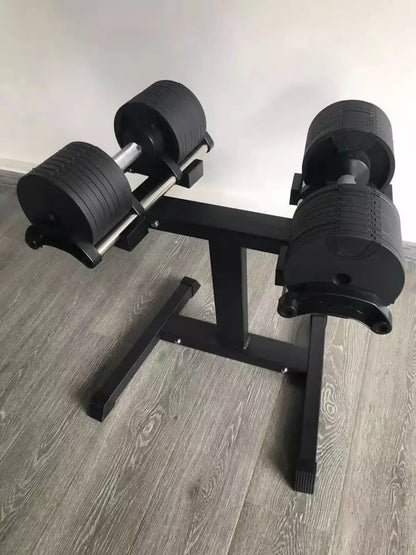 (PAIR) 40KG Dumbbells With Stand Weights