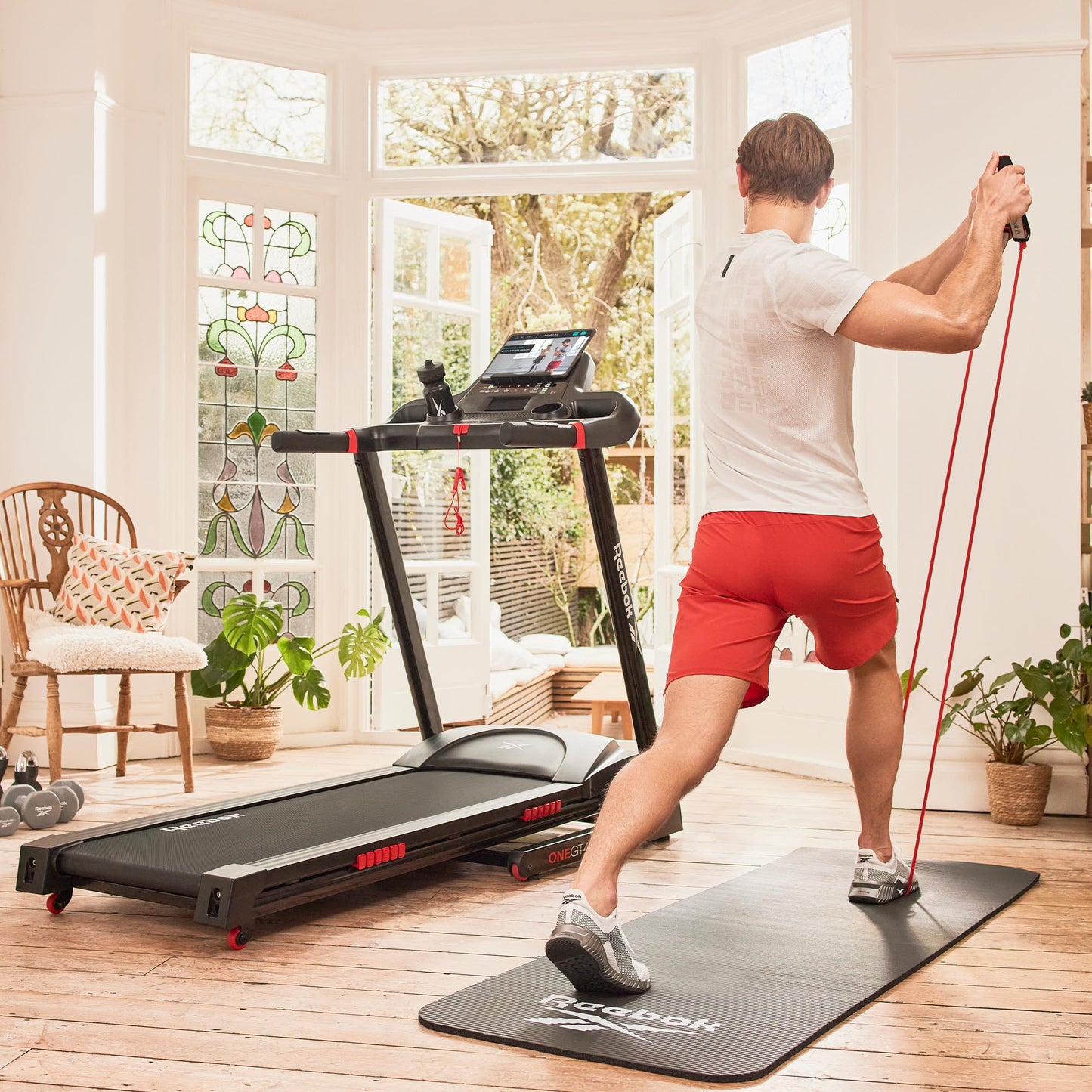 UPGRADED Reebok GT40z Folding Treadmill