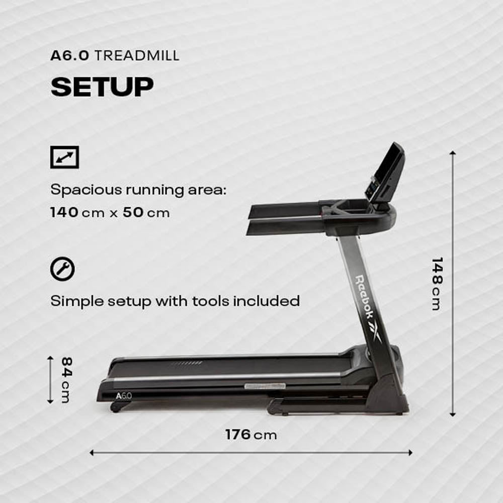 Reebok A6.0 Bluetooth Folding Treadmill