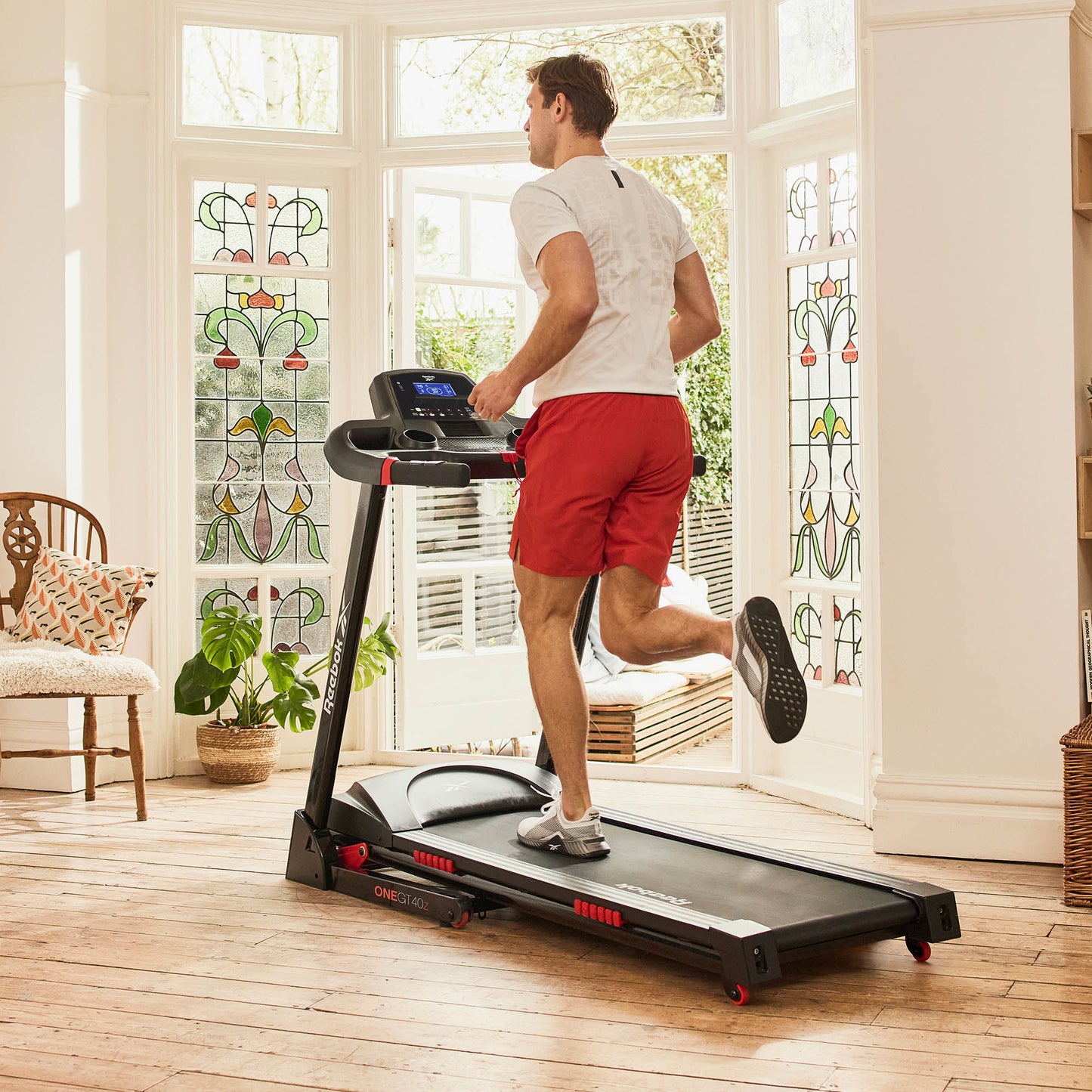 UPGRADED Reebok GT40z Folding Treadmill