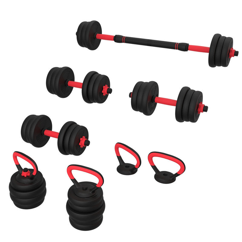 30KG and 40KG SET Adjustable 6 in 1 Dumbbell Barbell Kettlebell Push-Up Set