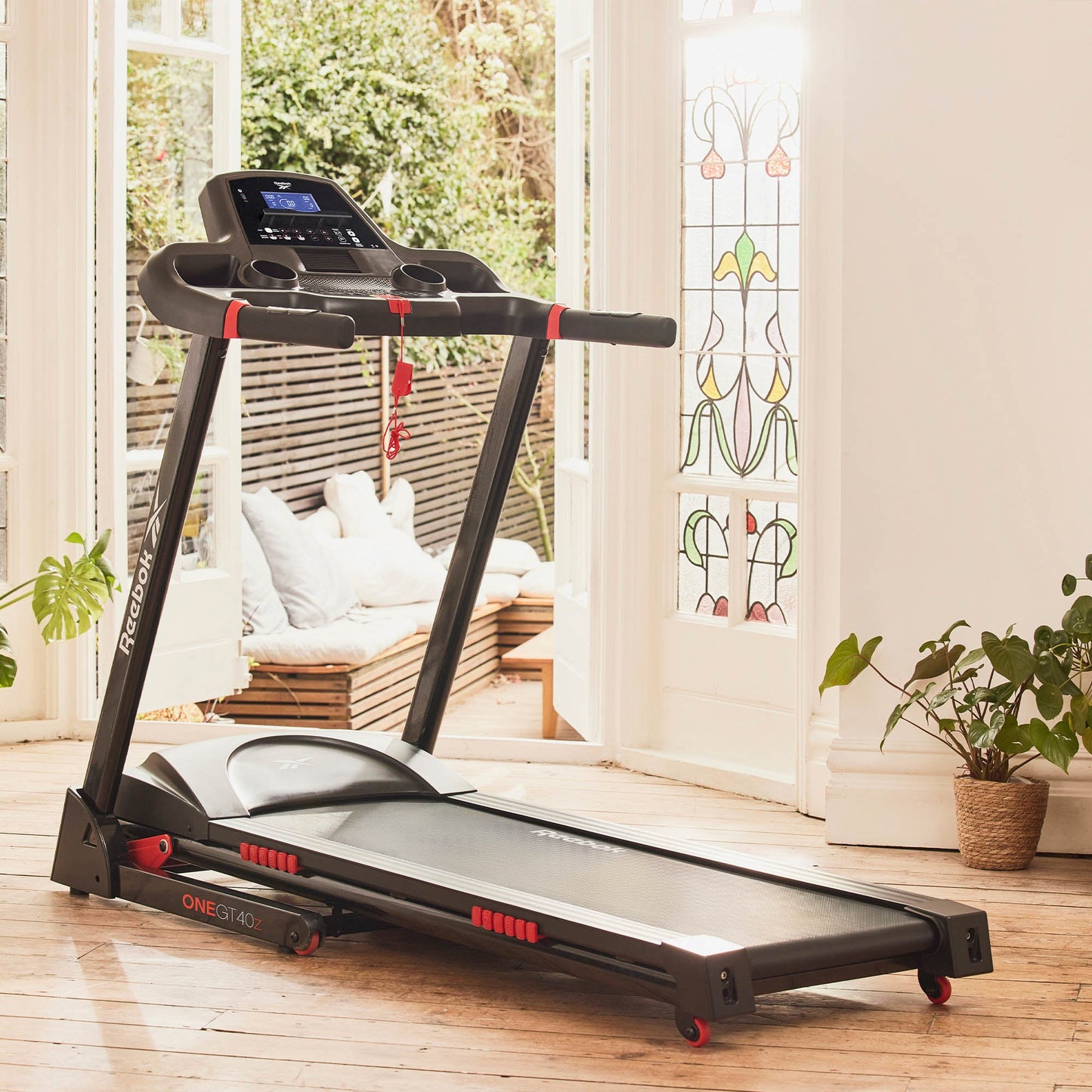 UPGRADED Reebok GT40z Folding Treadmill