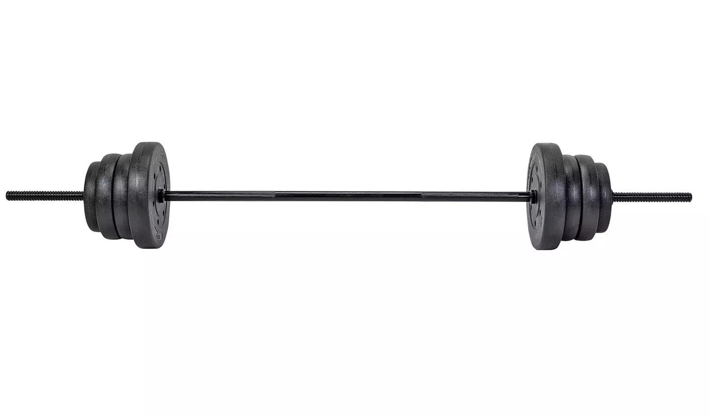 Opti Vinyl Barbell and Dumbbell Weight Set – 50kg