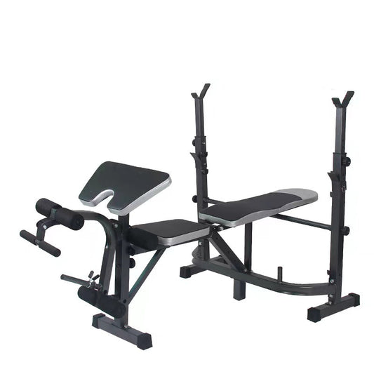 Heavy Duty Weight Bench Adjustable with Barbell Rack